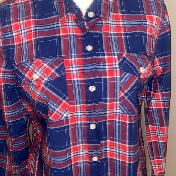 Mossimo Supply Co. Plaid Button Down Shirt! - Picture 3 of 8